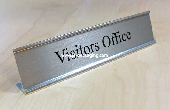 Silver Metal Nameplate
