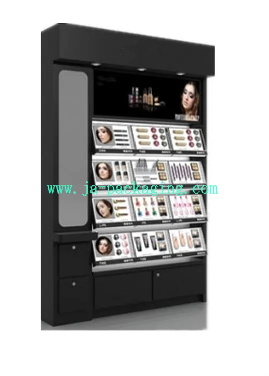 Black High-glossy Cosmetics Display